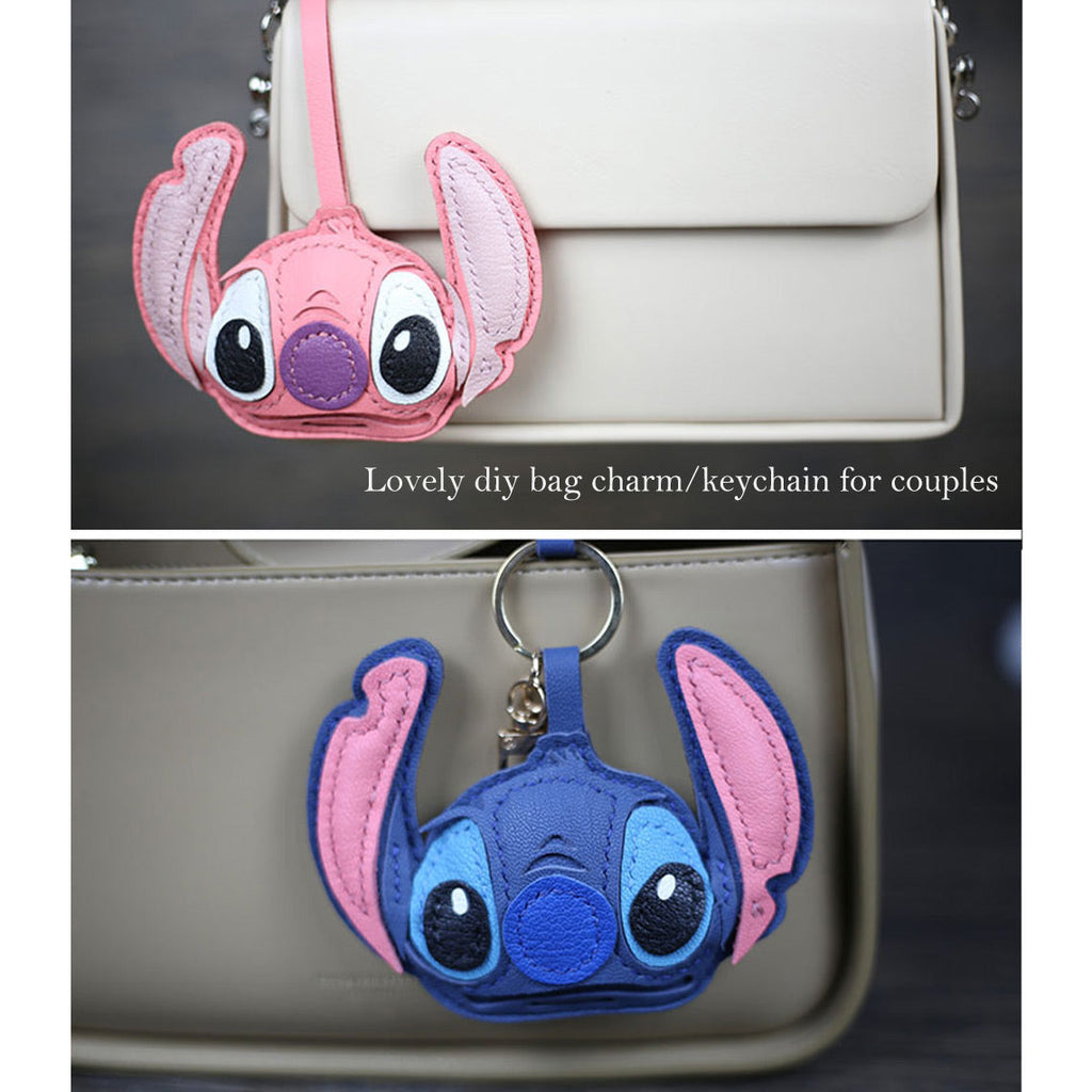 CUCUBIRD POPSEWING® Leather Stitch & Angel Keychain DIY Kit  