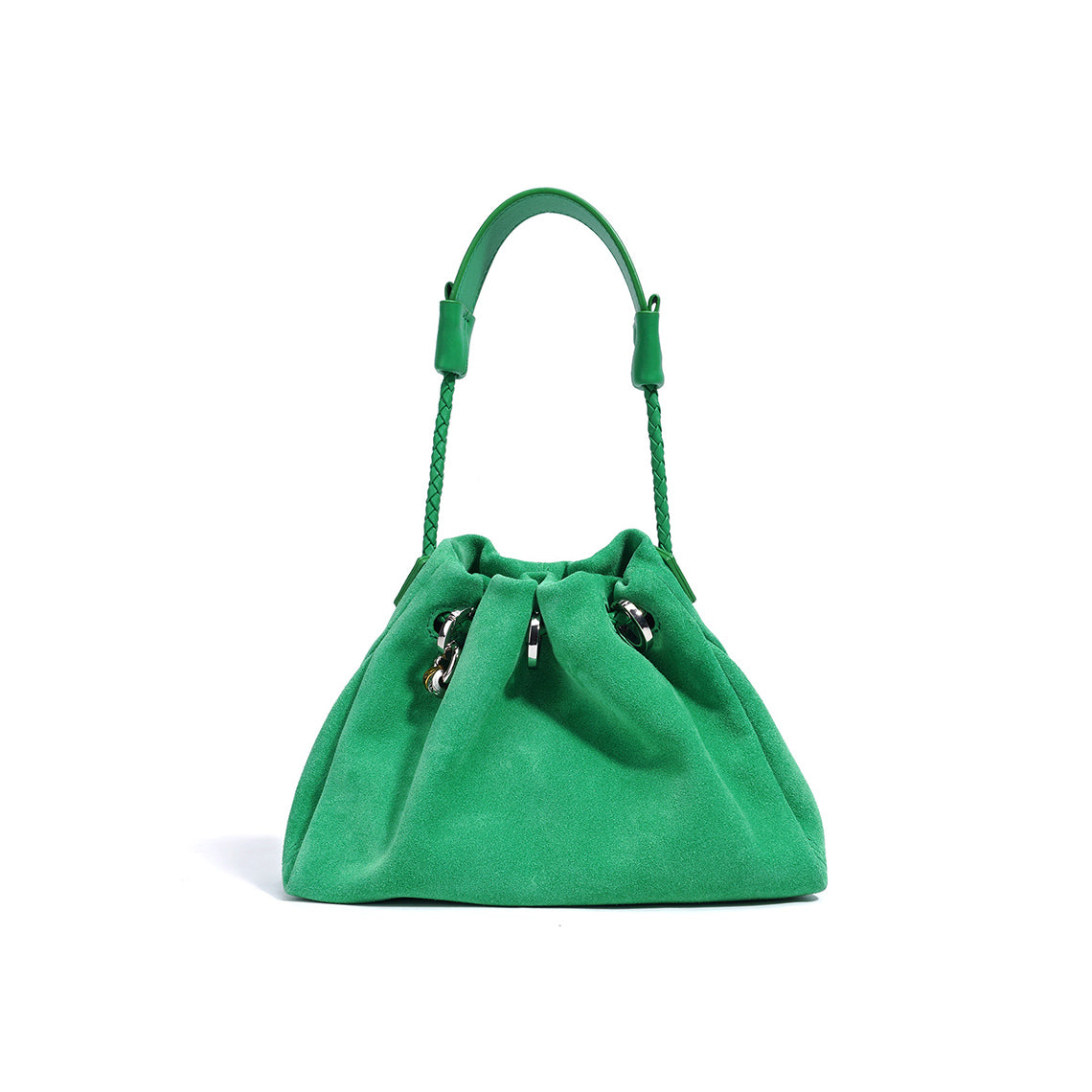 CUCUBIRD Suede Leather Summer Drawstring Shoulder Bag  