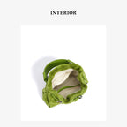 CUCUBIRD Suede Leather Summer Drawstring Shoulder Bag  