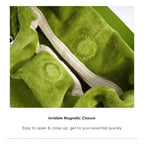 CUCUBIRD Suede Leather Summer Drawstring Shoulder Bag  