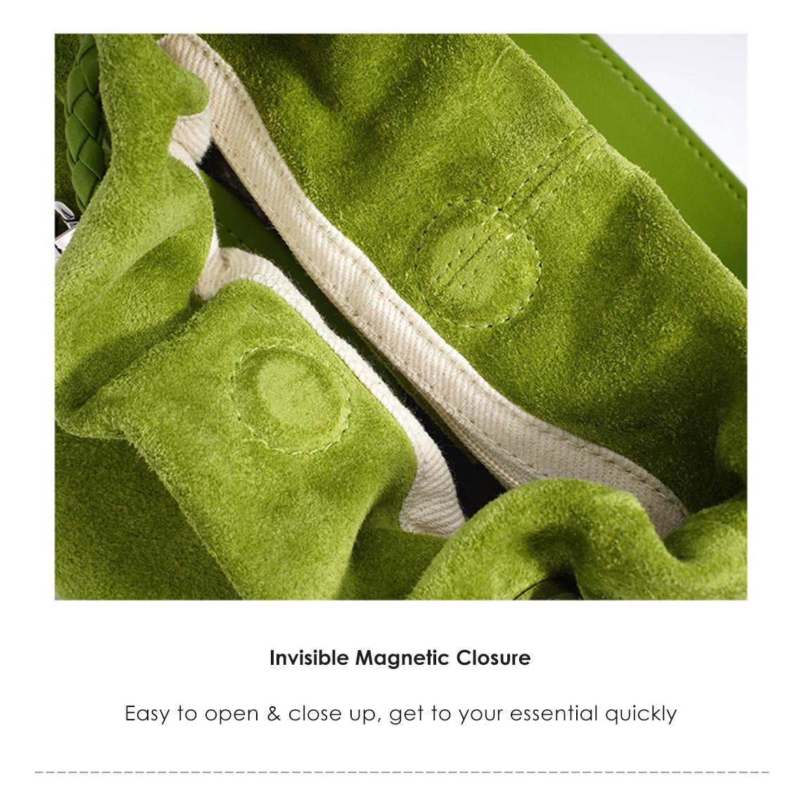 CUCUBIRD Suede Leather Summer Drawstring Shoulder Bag  