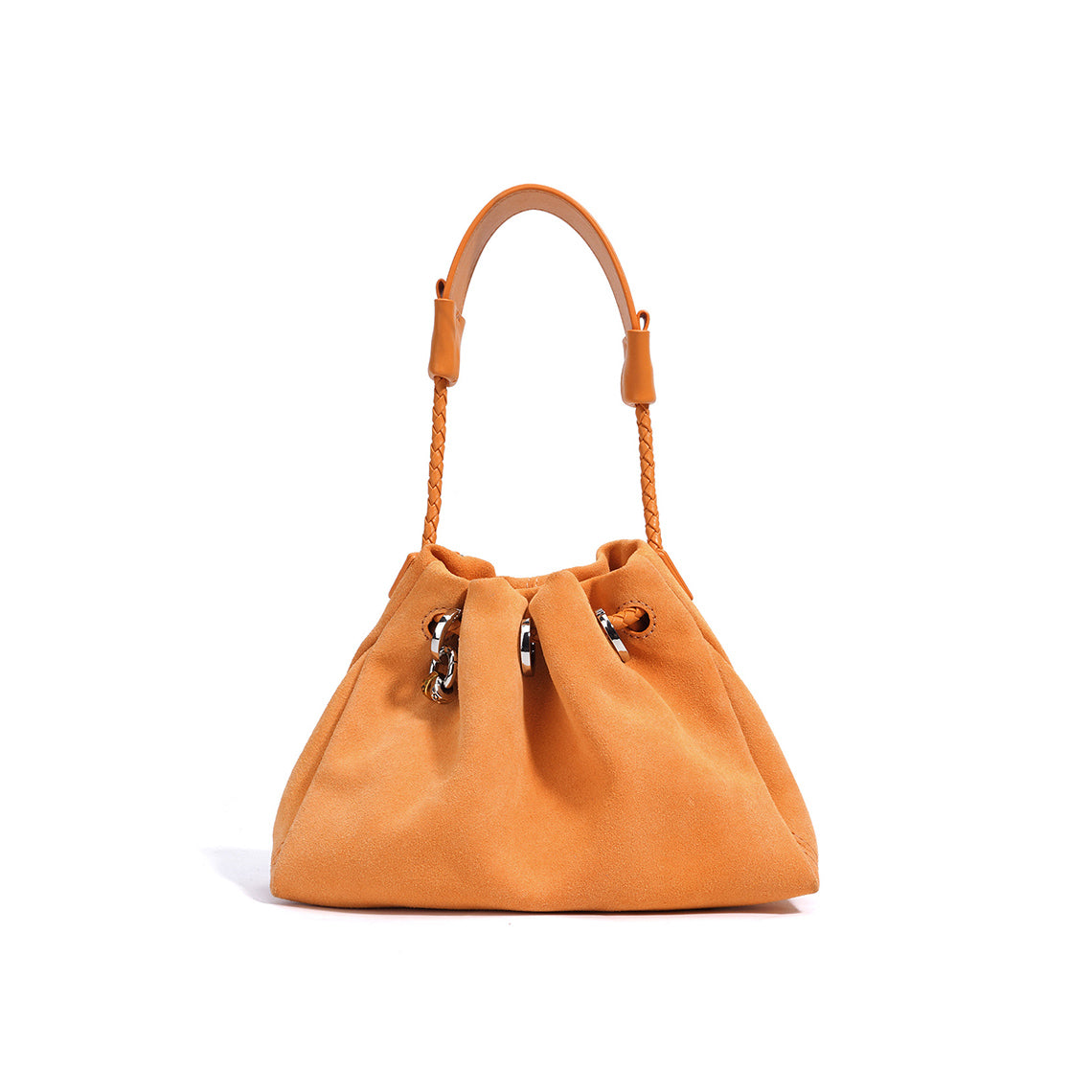 CUCUBIRD Suede Leather Summer Drawstring Shoulder Bag  