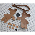 CUCUBIRD POPSEWING® Leather Teddy Bear Charm DIY Kits | Price Drop At Checkout  