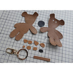 CUCUBIRD POPSEWING® Leather Teddy Bear Charm DIY Kits | Price Drop At Checkout  