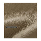 CUCUBIRD Top Grain Leather Top Handle Bucket Bag  