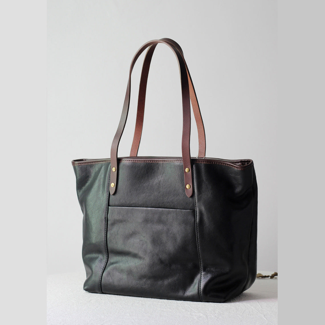 CUCUBIRD Vegetable Tanned Leather Classic Women Tote Bag  