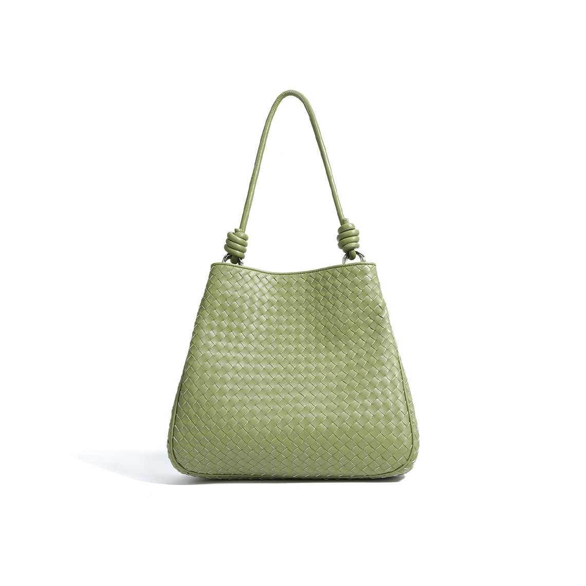 CUCUBIRD Leather Versatile Woven Tote Bag  