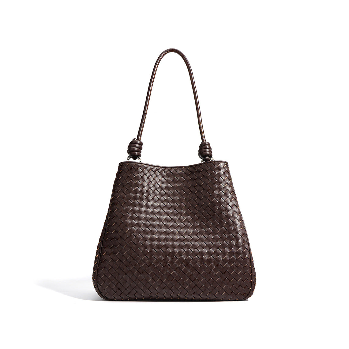 CUCUBIRD Leather Versatile Woven Tote Bag  