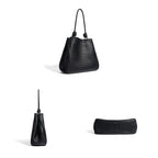 CUCUBIRD Leather Versatile Woven Tote Bag  