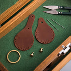 CUCUBIRD POPSEWING® Leather AirTag Keychain DIY Kit  