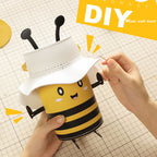 CUCUBIRD POPSEWING® Leather Lovely Bee Crossbody Bag For Kids DIY Kit  