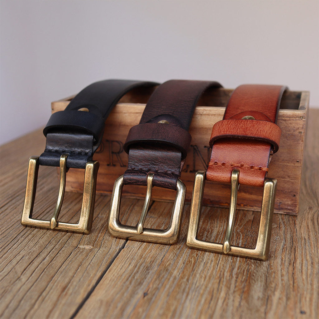 CUCUBIRD POPSEWING® Full Grain Leather Distressed Belt DIY Kit  