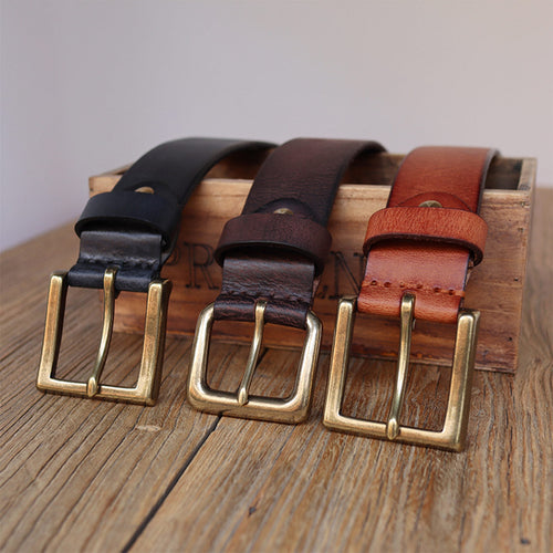 CUCUBIRD POPSEWING® Full Grain Leather Distressed Belt DIY Kit  