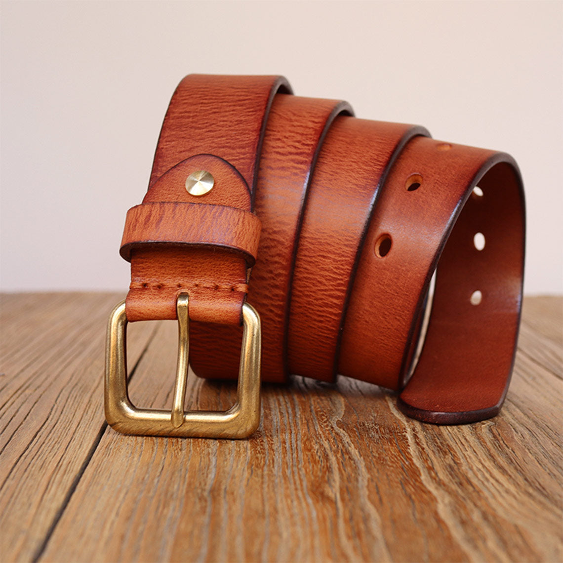 CUCUBIRD POPSEWING® Full Grain Leather Distressed Belt DIY Kit  
