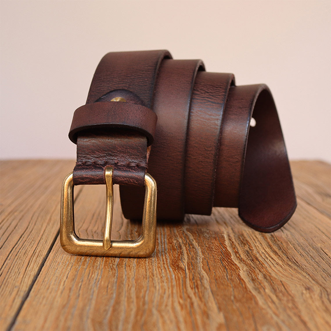 CUCUBIRD POPSEWING® Full Grain Leather Distressed Belt DIY Kit  