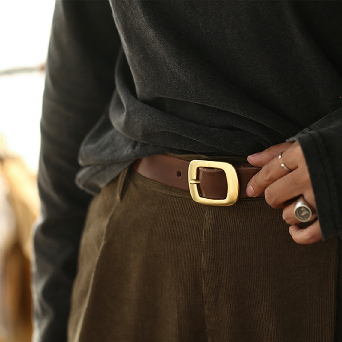 CUCUBIRD POPSEWING® Full Grain Leather Belt DIY Kit  