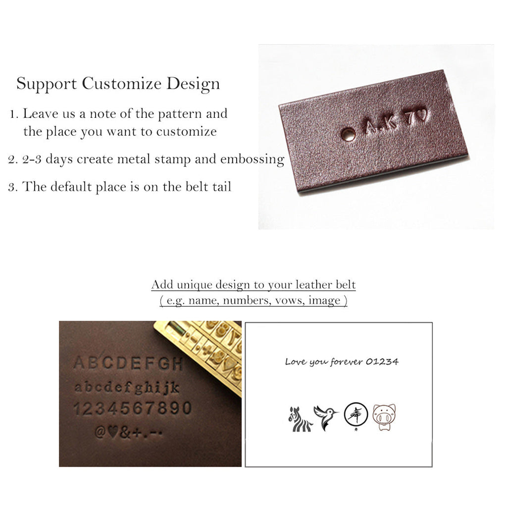 CUCUBIRD POPSEWING® Full Grain Leather Distressed Belt DIY Kit  