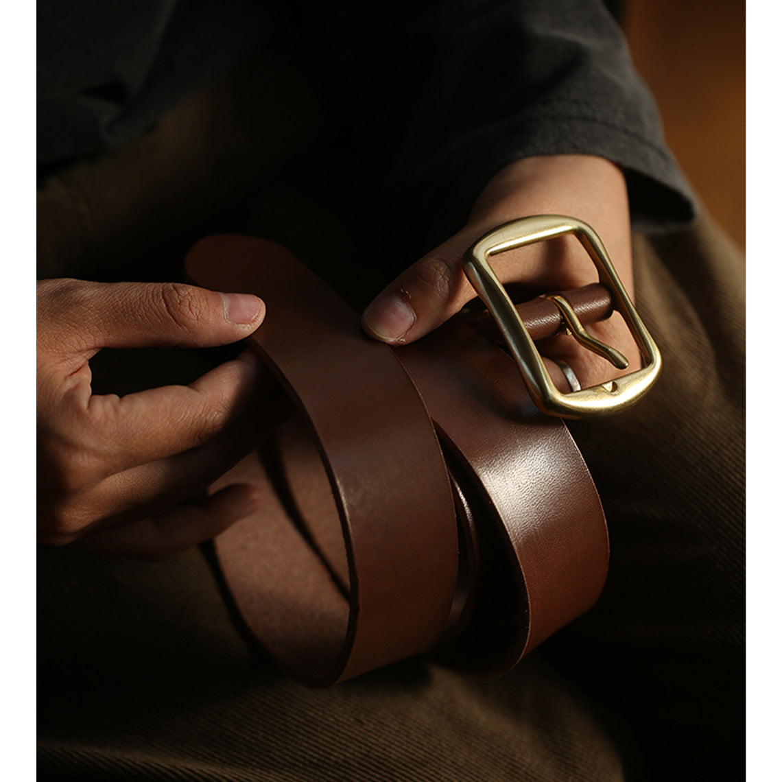 CUCUBIRD POPSEWING® Full Grain Leather Belt DIY Kit  