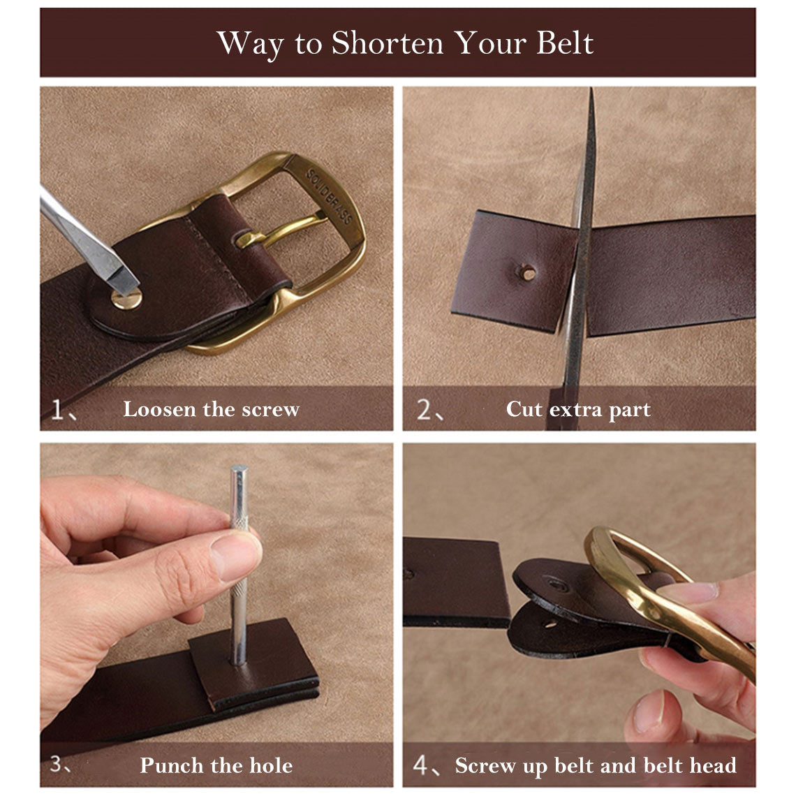 CUCUBIRD POPSEWING® Full Grain Leather Versatile Women Belt  