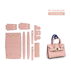 CUCUBIRD POPSEWING® Top Grain Leather Mini Birk Bag Charm DIY Kit  