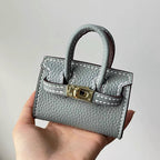 CUCUBIRD POPSEWING® Top Grain Leather Mini Birk Bag Charm DIY Kit  