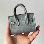 CUCUBIRD POPSEWING® Top Grain Leather Mini Birk Bag Charm DIY Kit  