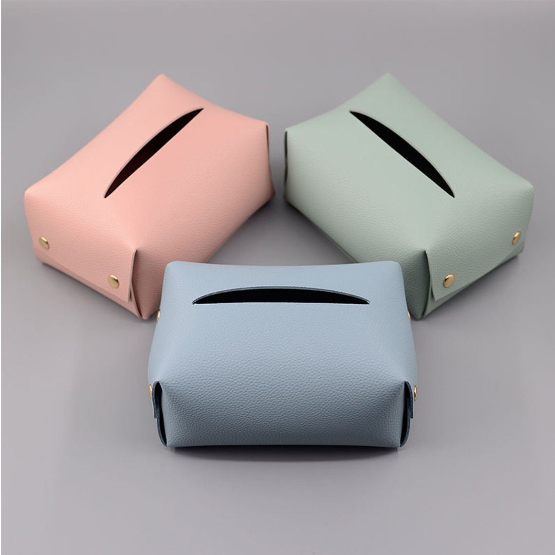 CUCUBIRD POPSEWING® Leather Handmade Tissue Box  