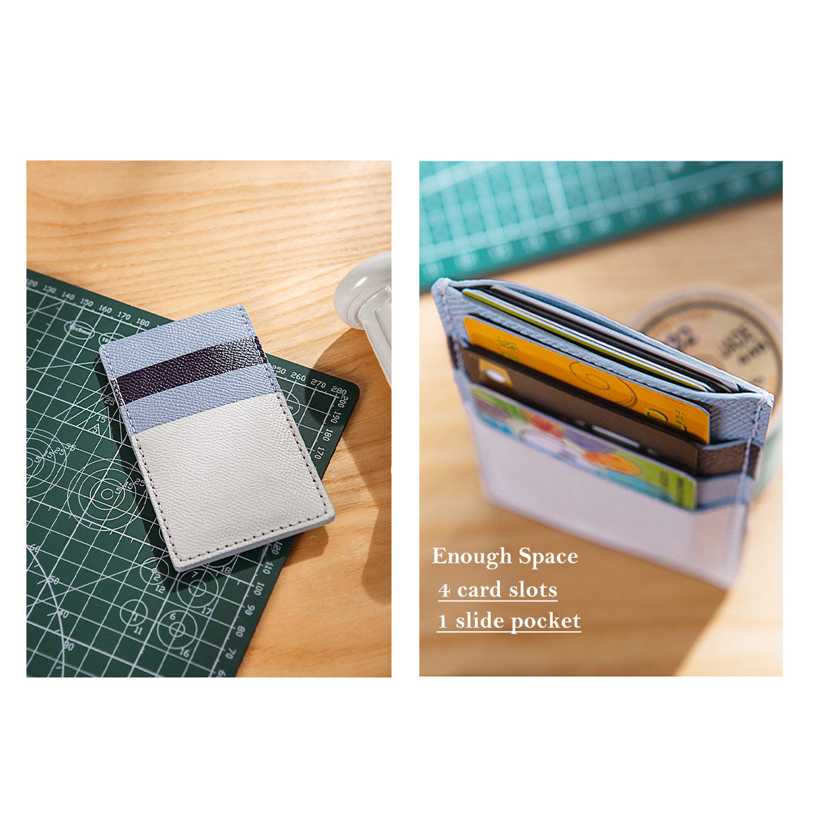 CUCUBIRD POPSEWING® Leather Painting Card Holder DIY Kit  