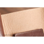 CUCUBIRD Vegetable Tanned Leather Slim Card Holder  