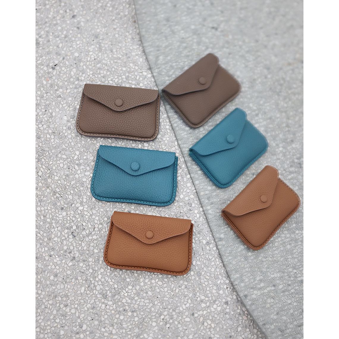 CUCUBIRD POPSEWING® Top Grain Leather Envelope Card Holder DIY Kit  