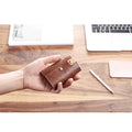 CUCUBIRD Vegetable Tanned Leather Slim Card Holder  