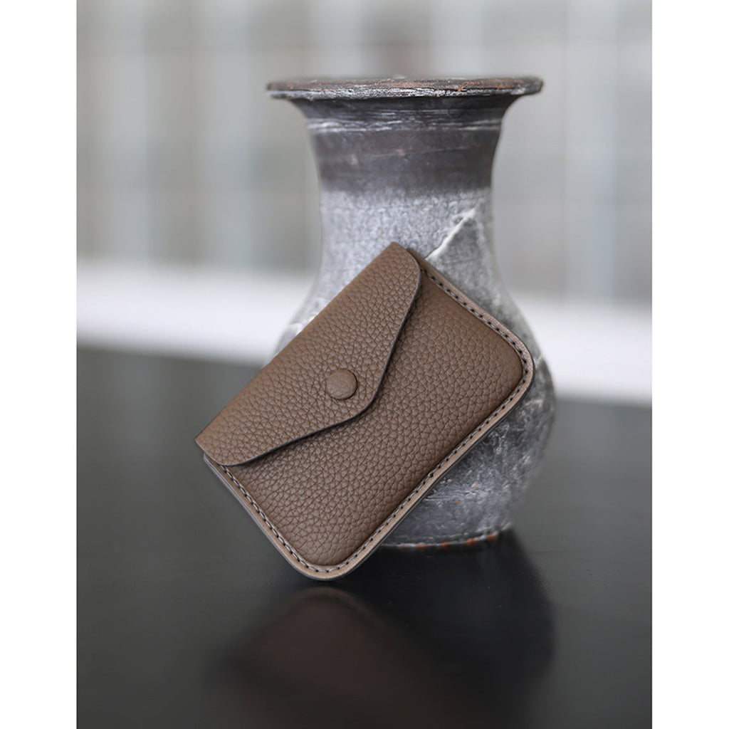 CUCUBIRD POPSEWING® Top Grain Leather Envelope Card Holder DIY Kit  