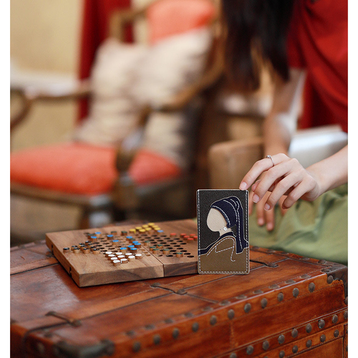CUCUBIRD POPSEWING® Leather Painting Card Holder DIY Kit  