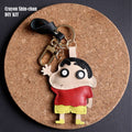 CUCUBIRD POPSEWING® Sheep Leather Crayon Shin-chan Keychain DIY Kit  