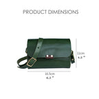 CUCUBIRD POPSEWING® Full Grain Leather Women Round Satchel Bag DIY Kit  