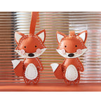 CUCUBIRD POPSEWING® Sheep Leather Little Fox Keychain DIY Kit  