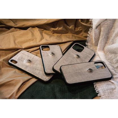 CUCUBIRD Full Grain Leather Eyes iPhone Case