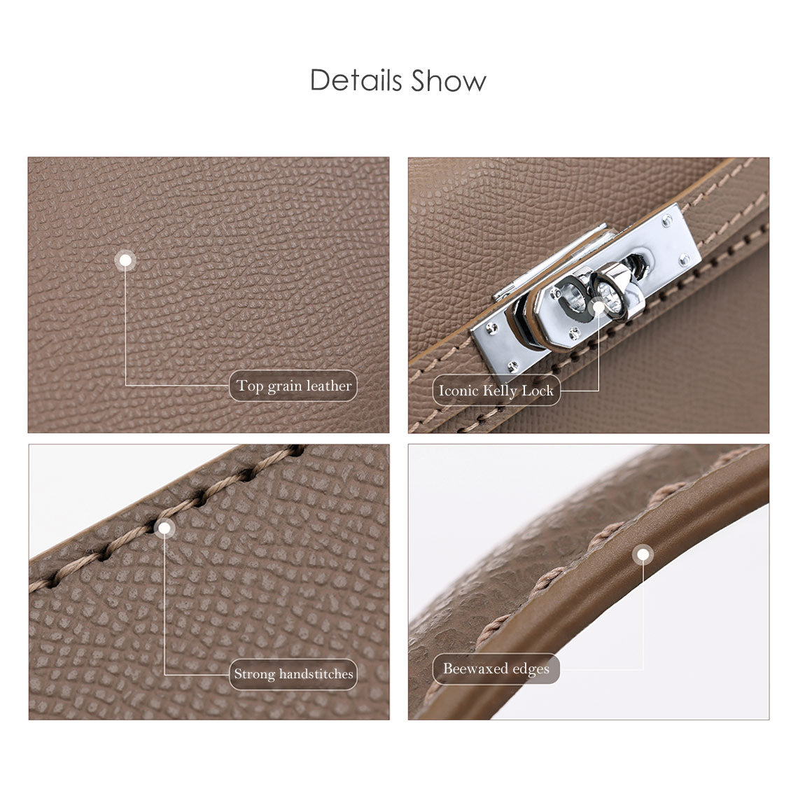 CUCUBIRD POPSEWING® Top Grain Leather Inspired Sellier Kylie Bag DIY Kit | Price Drop at Checkout  