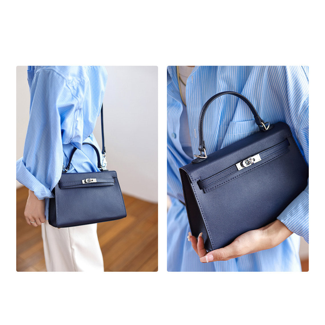 CUCUBIRD POPSEWING® Top Grain Leather Inspired Sellier Kylie Bag DIY Kit | Price Drop at Checkout  