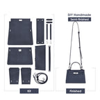 CUCUBIRD POPSEWING® Top Grain Leather Inspired Sellier Kylie Bag DIY Kit | Price Drop at Checkout  