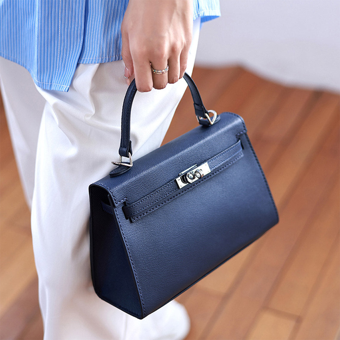 CUCUBIRD POPSEWING® Top Grain Leather Inspired Sellier Kylie Bag DIY Kit | Price Drop at Checkout  