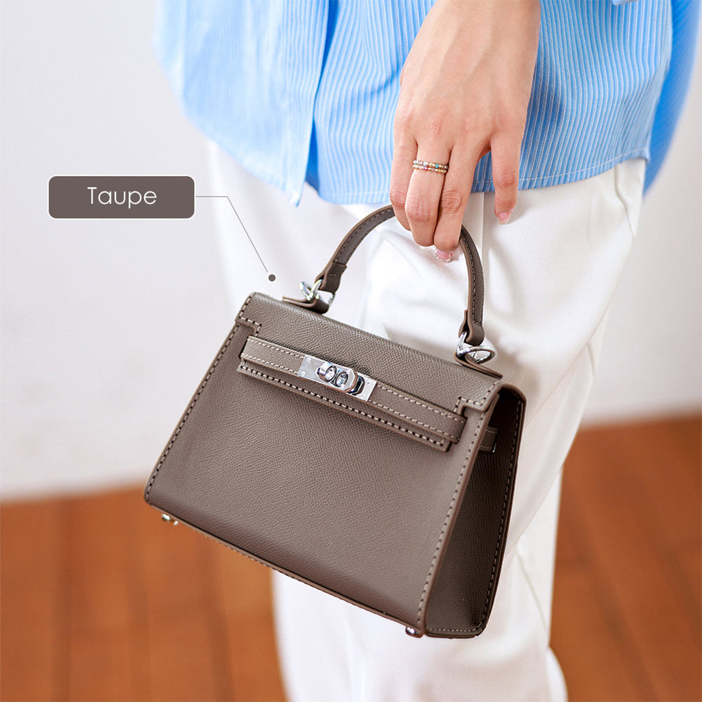 CUCUBIRD POPSEWING® Top Grain Leather Inspired Sellier Kylie Bag DIY Kit | Price Drop at Checkout  