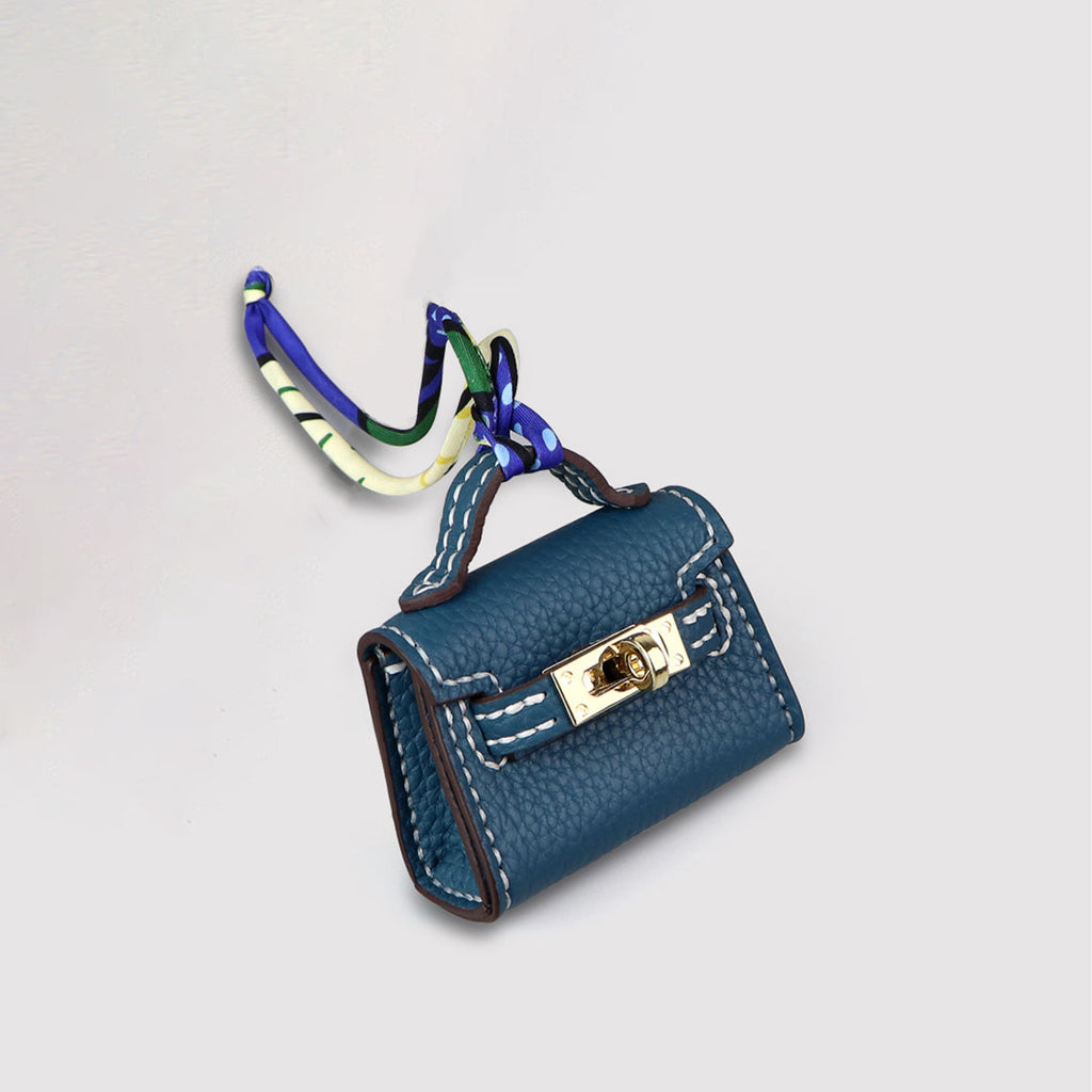 CUCUBIRD POPSEWING® Top Grain Leather Mini Kylie Bag Charm DIY Kit  