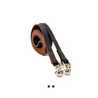 CUCUBIRD Genuine Leather Dog Leash - Dark Brown  
