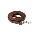 CUCUBIRD Genuine Leather Dog Leash - Dark Brown  