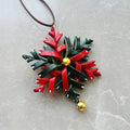 CUCUBIRD POPSEWING® Sheep Leather Snowflake Charm DIY Kit  