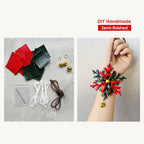 CUCUBIRD POPSEWING® Sheep Leather Snowflake Charm DIY Kit  