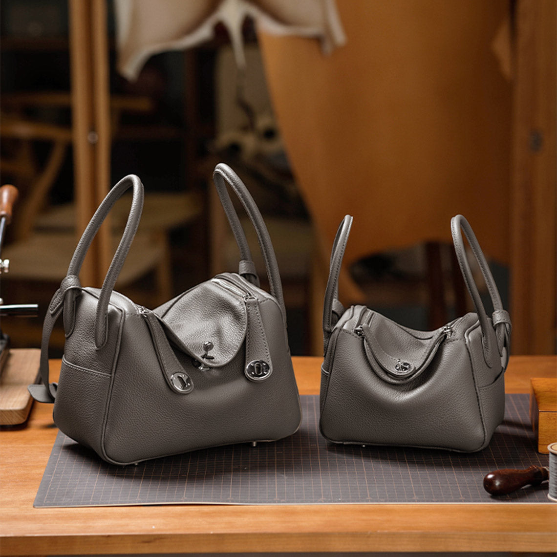 CUCUBIRD Top Grain Leather Fashion Lindi Handbag DIY Kit | Price Drop at Checkout  