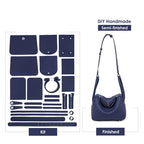 CUCUBIRD Top Grain Leather Fashion Lindi Handbag DIY Kit | Price Drop at Checkout  