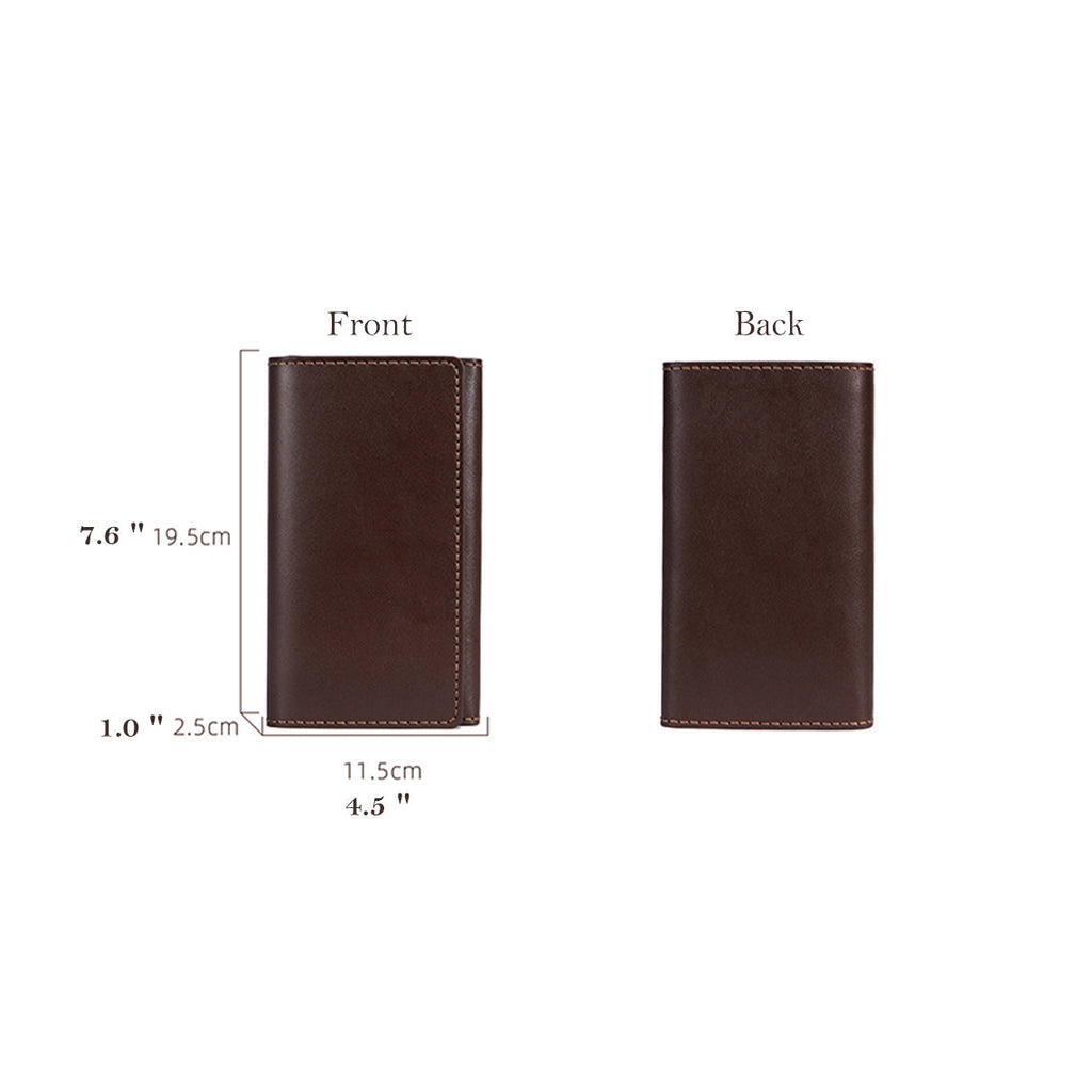 CUCUBIRD POPSEWING® Full Grain Leather Long Bifold Wallet DIY Kit  